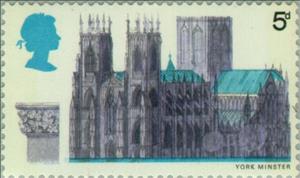 Stamp, York Minster, United Kingdom of Great Britain & Northern Ireland,  , Churches - Cathedrals - Basilicas - Chapels