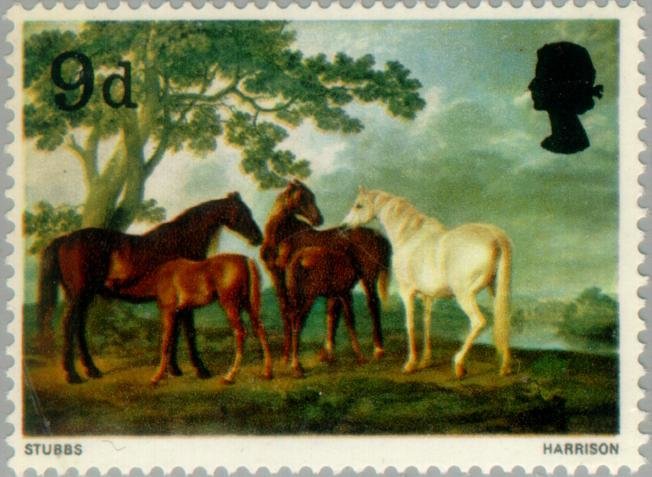 Mares and Foals in a Landscape