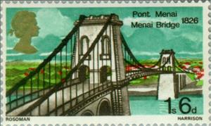 Stamp, Menai Bridge, United Kingdom of Great Britain & Northern Ireland,  , Bridges