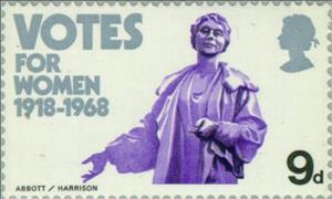 Stamp, Votes for Women, United Kingdom of Great Britain & Northern Ireland,  , Commemoration, Politics, Elections, Emancipation