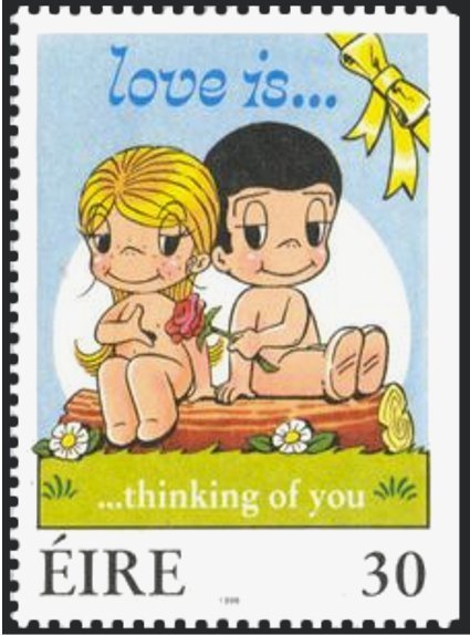 Love is...thinking of you
