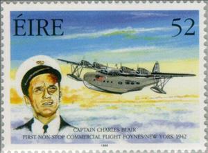 Stamp, Captain Charles Blair, Ireland,  , Pilots, Aviation, Aircrafts