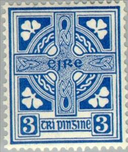 Stamp, Celtic Cross, Ireland,  , Symbols
