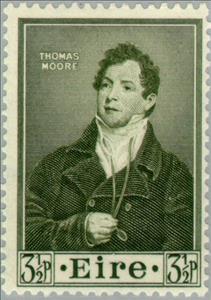 Stamp, Moore, Thomas, Ireland,  , Music, Musicians, Literary People (Poets and Writers)