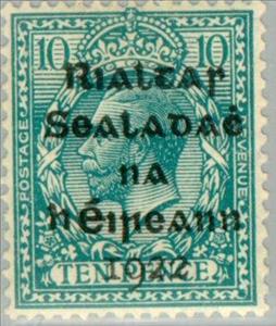 Stamp, King George V Overprint, Ireland,  , Heads of State, Kings