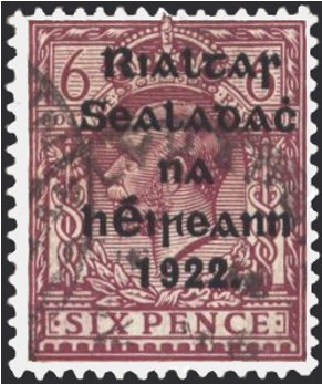 Stamp, King George V Overprint, Ireland,  , Heads of State, Kings