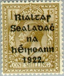 Stamp, King George V Overprint, Ireland,  , Heads of State, Kings
