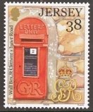 Stamp, George V Wallbox, Jersey,  , Letter-box