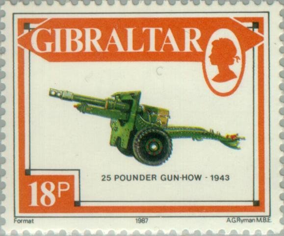 25-pounder gun-how, 1943