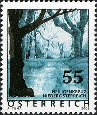 Heiligenkreuz Calvary Trees - Overprinted