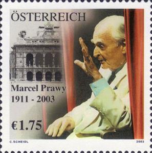 Stamp, Marcel Prawy 1911-2003, Austria,  , Authors, Music, Musicians, Journalists, Opera Houses