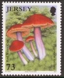 Stamp, Coccinea, Jersey,  , Mushrooms