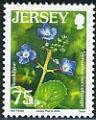 Stamp, Brooklime - Veronica beccabunga , Jersey,  , Flowers, Plants (Flora)