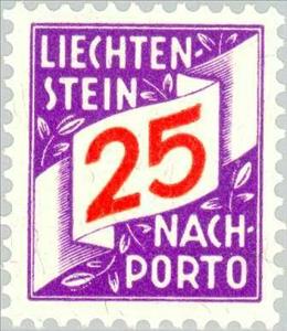 Stamp, Figures, Liechtenstein,  , Numbers