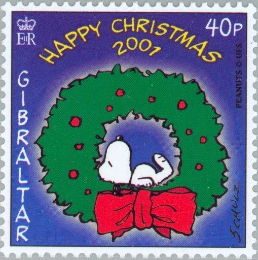 Happy Christmas 2001. Peanuts