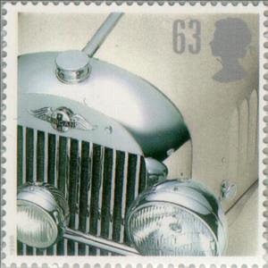 Stamp, Morgan Plus 4, United Kingdom of Great Britain & Northern Ireland,  , Vehicles, Cars