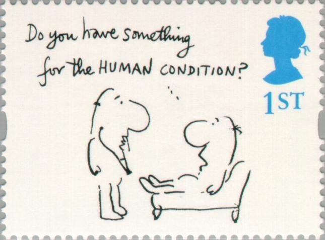 "Do you have something for the HUMAN CONDITION?" (Leo Cullum
