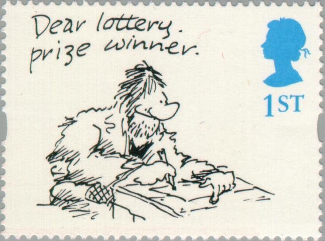 "Dear lottery prize winner" (Larry)