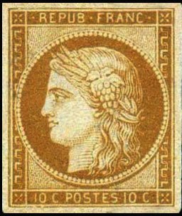 Stamp, Ceres, France,  