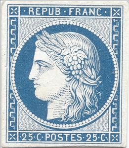 Stamp, Ceres, France,  