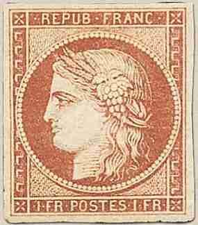 Stamp, Ceres, France,  