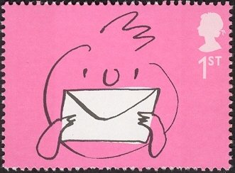 Stamp, Face, United Kingdom of Great Britain & Northern Ireland,  , Greetings