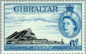 Stamp, Europa Point, Gibraltar,  , Landscapes, Lighthouses
