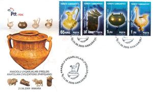 Anatolian Civilizations, 2009, Phrygians (FDC)