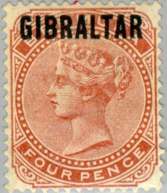 Queen Victoria (overprint)