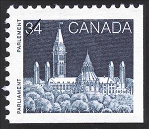 Stamp, Parliament, Canada,  , Parliaments, Buildings