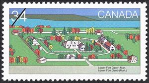 Stamp, Lower Fort Garry, Manitoba, Canada,  , Fortresses / Strongholds