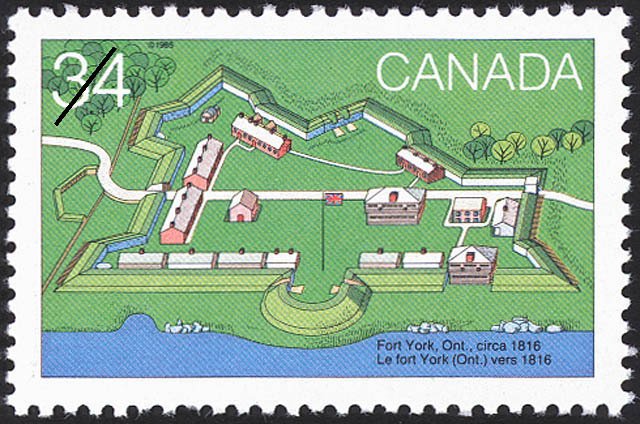 Fort York, Ontario, circa 1816