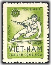 Stamp, Crossing over obstacle, Vietnam,  , Army