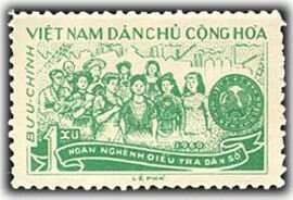 Stamp, Delgation From Minority Groups, Vietnam,  