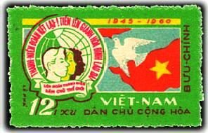 Symbol, dove and flag