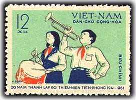 Stamp, Young Pioneers, Vietnam,  