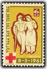 Stamp, Nurse With Patient, Vietnam,  