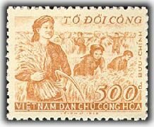 Stamp, Harvester, Vietnam,  