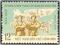 Stamp, Soldiers, Vietnam,  