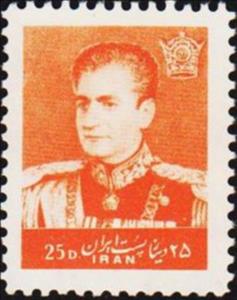 Stamp, Mohammad Rezā Shāh Pahlavī (1919-1980), Iran,  