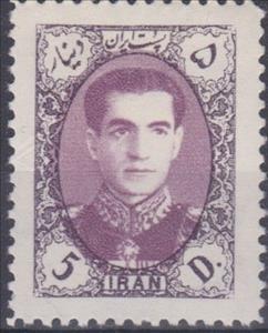 Stamp, Mohammad Rezā Shāh Pahlavī (1919-1980), Iran,  