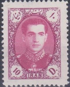 Stamp, Mohammad Rezā Shāh Pahlavī (1919-1980), Iran,  