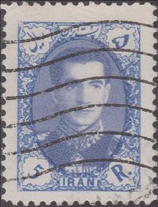 Stamp, Mohammad Rezā Shāh Pahlavī (1919-1980), Iran,  
