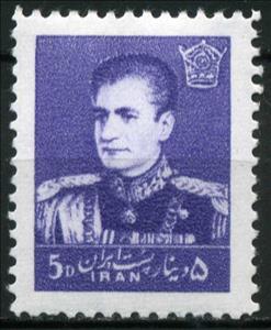 Stamp, Mohammad Rezā Shāh Pahlavī (1919-1980), Iran,  