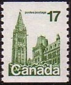 Stamp, Houses of Parliament, Canada,  , Government Buildings, Architecture