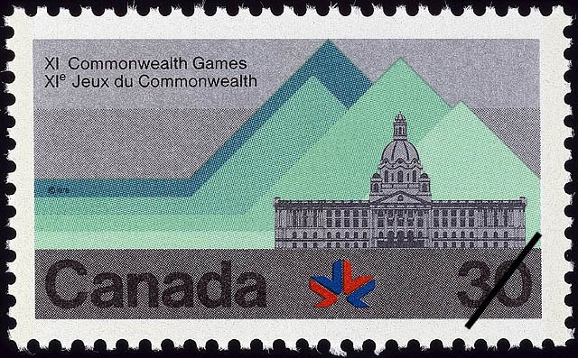 XI Commonwealth Games - Alberta Legislature Building