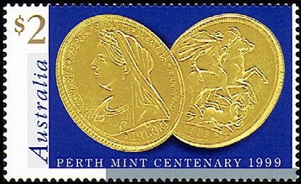 Stamp, Perth Mint, Australia,  
