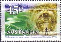 Stamp, Snowy Mountains Scheme- Tailwater Tunnel, Australia,  , Tunnels