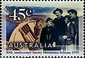 Snowy Mountains Scheme- Island Bend Dam