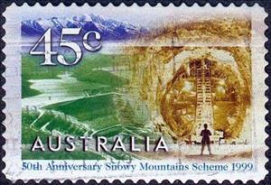 Stamp, Snowy Mountains Scheme- Tailwater Tunnel, Australia,  , Tunnels
